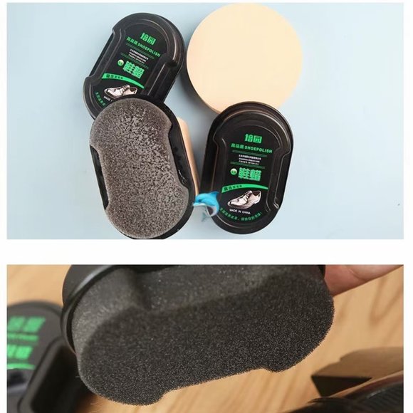 Shoe wax and sponge - Picture 3 of 5